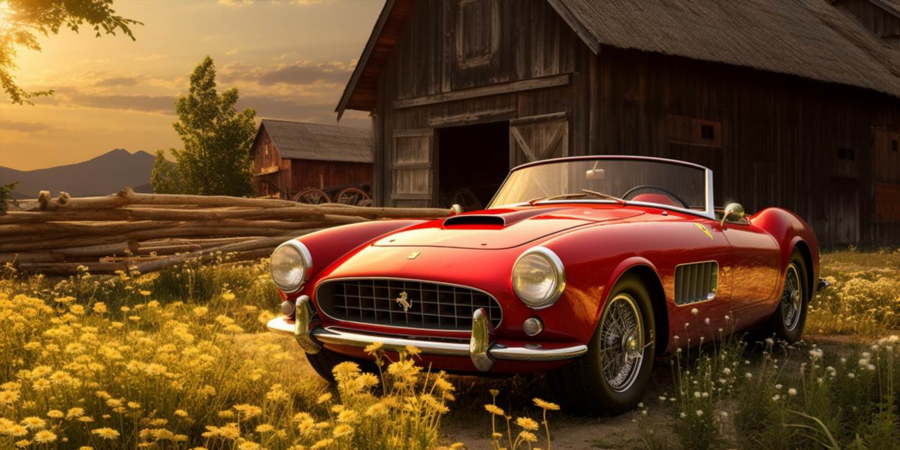 Ferrari oldtimer cabrio: eine zeitreise durch die eleganz der vergangenheit