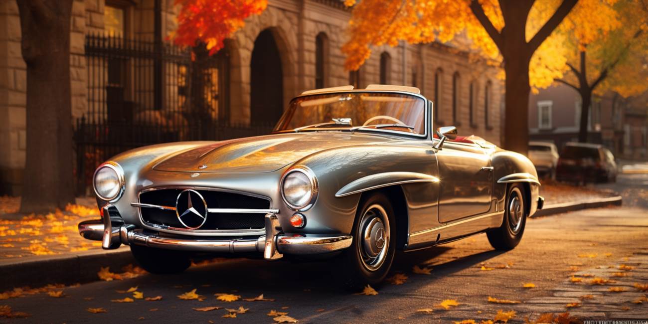Mercedes 190sl oldtimer: zeitlose eleganz und stil